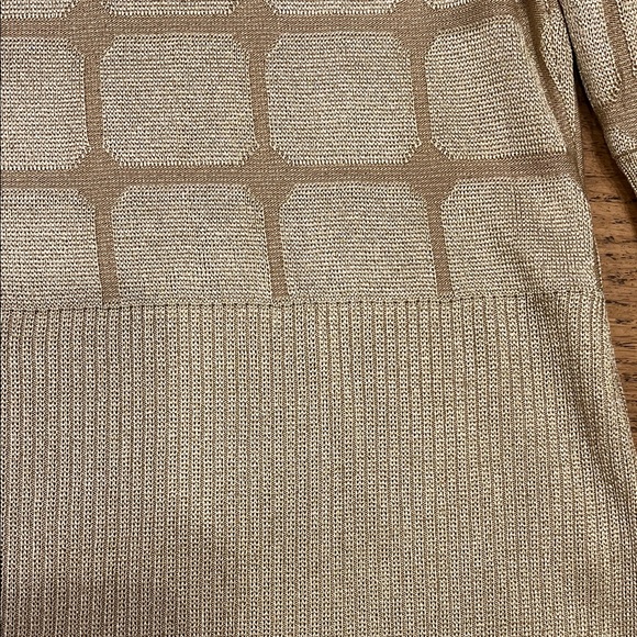 Ming Wang gold Textured Knit Top - Picture 4 of 8